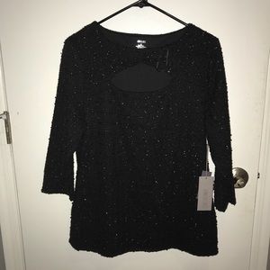 J-Lo Black Long Sleeve Shirt